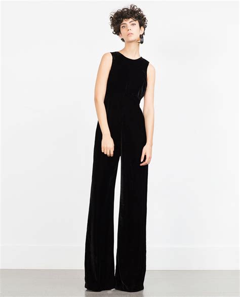 velvet shadow zara|zara velvet jumpsuit.